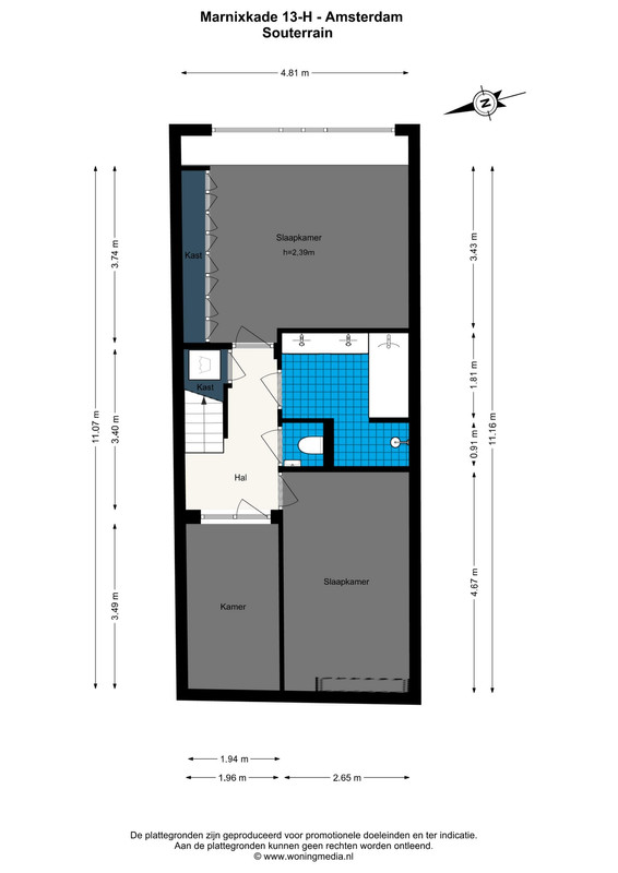 Appartement te koop: Marnixkade 13H, Amsterdam