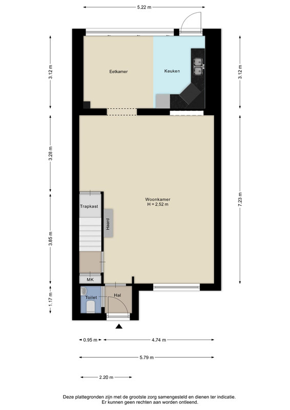 Tussenwoning te koop: Eemstraat 23, Heerlen