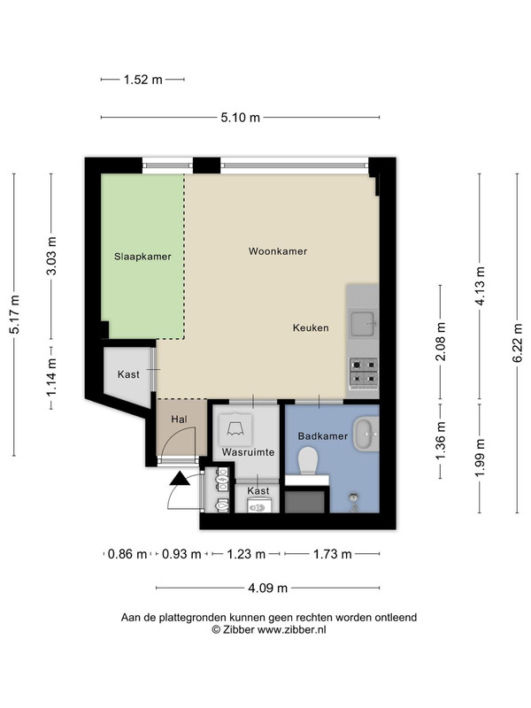 Studio te koop: Schiekade 48E, Rotterdam