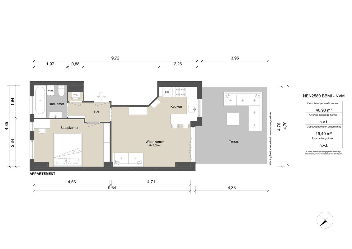 Studio te koop: Korte Leidsedwarsstraat 2A, Amsterdam