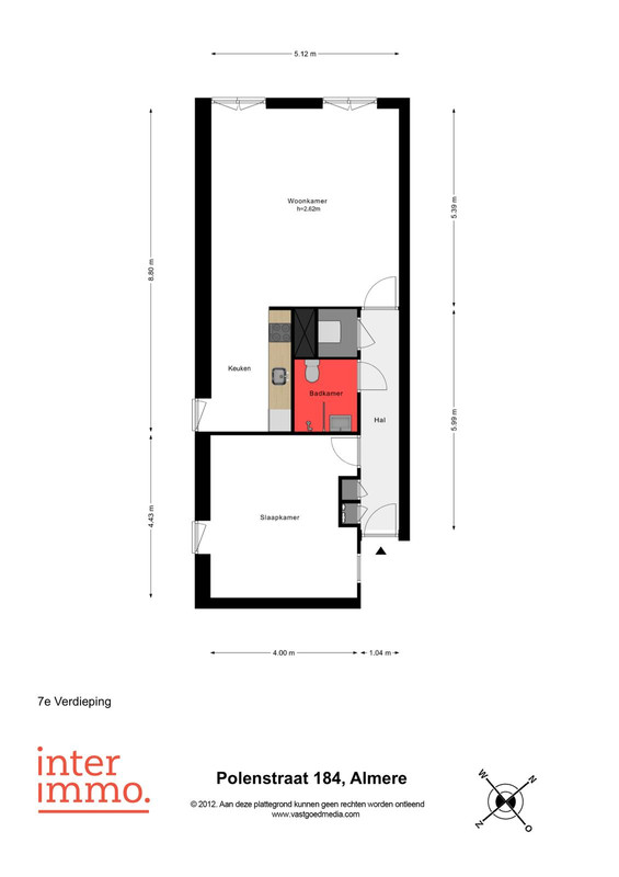 Appartement te koop: Polenstraat 184, Almere