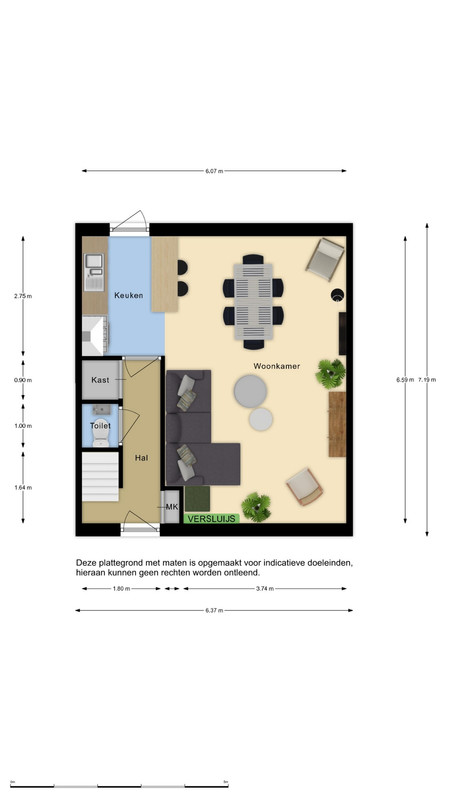 Tussenwoning te koop: Quarles van Uffordweg 79, Oostburg