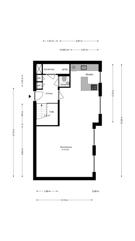 Appartement te koop: F.C. Dondersstraat 107, Utrecht
