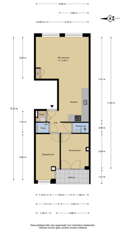 Appartement te koop: Spanjaardstraat 121B, Rotterdam