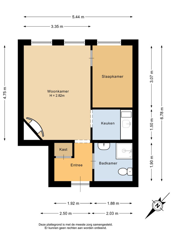 Studio te koop: Nieuwstraat 8A, Den Helder