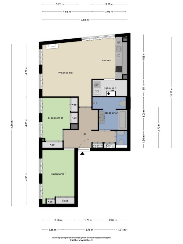 Appartement te koop: Helmstraat 5B01, Maastricht