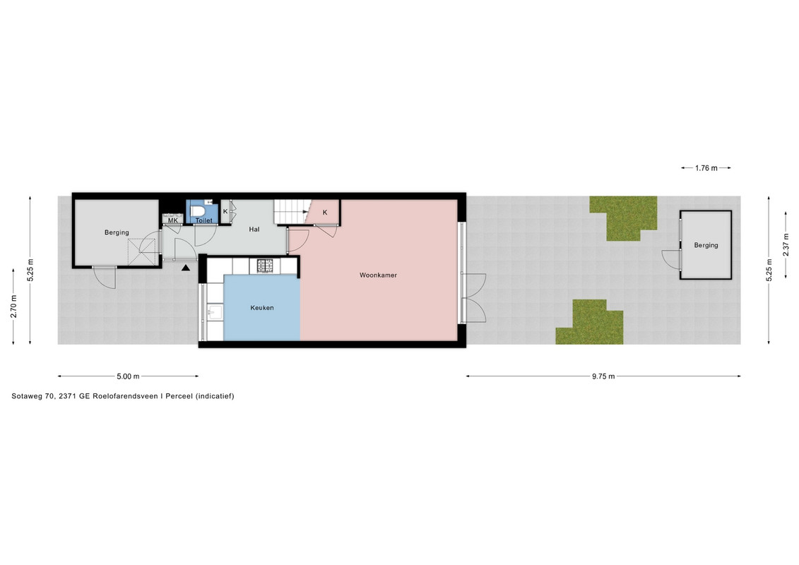 Tussenwoning te koop: Sotaweg 70, Roelofarendsveen