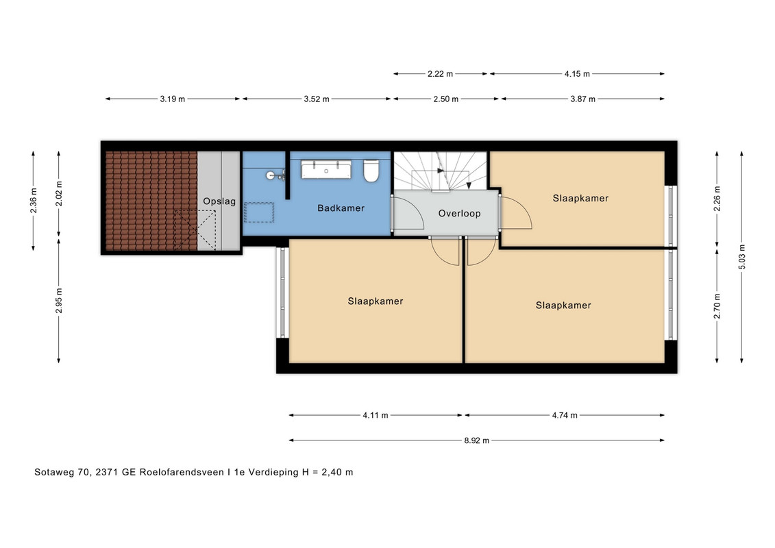 Tussenwoning te koop: Sotaweg 70, Roelofarendsveen