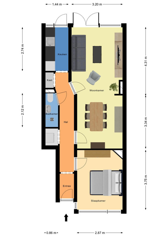 Appartement te koop: bonaventurastraat 29A, Rotterdam
