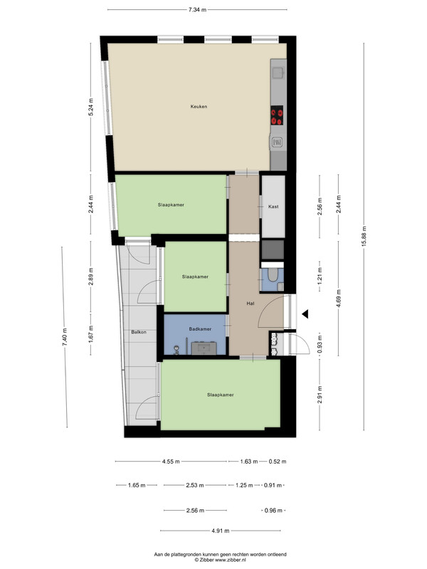 Appartement te koop: Kipstraat 47A, Rotterdam