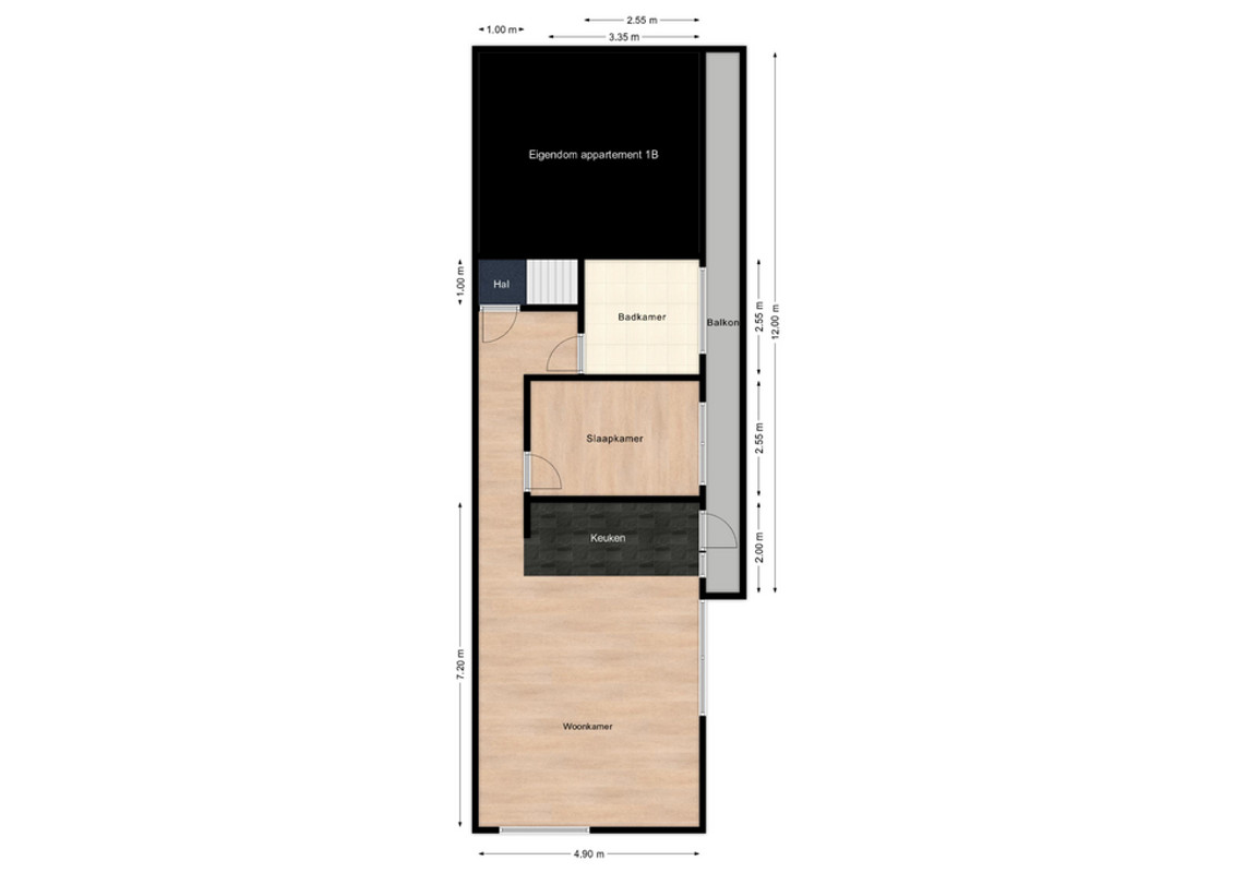 Appartement te koop: Molenstraat 1A, De Lier
