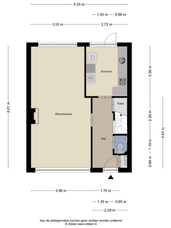 Tussenwoning te koop: Noordhoevelaan 15, Dordrecht
