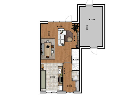 Twee-onder-een kapwoning 