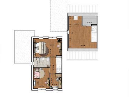 Twee-onder-een kapwoning 