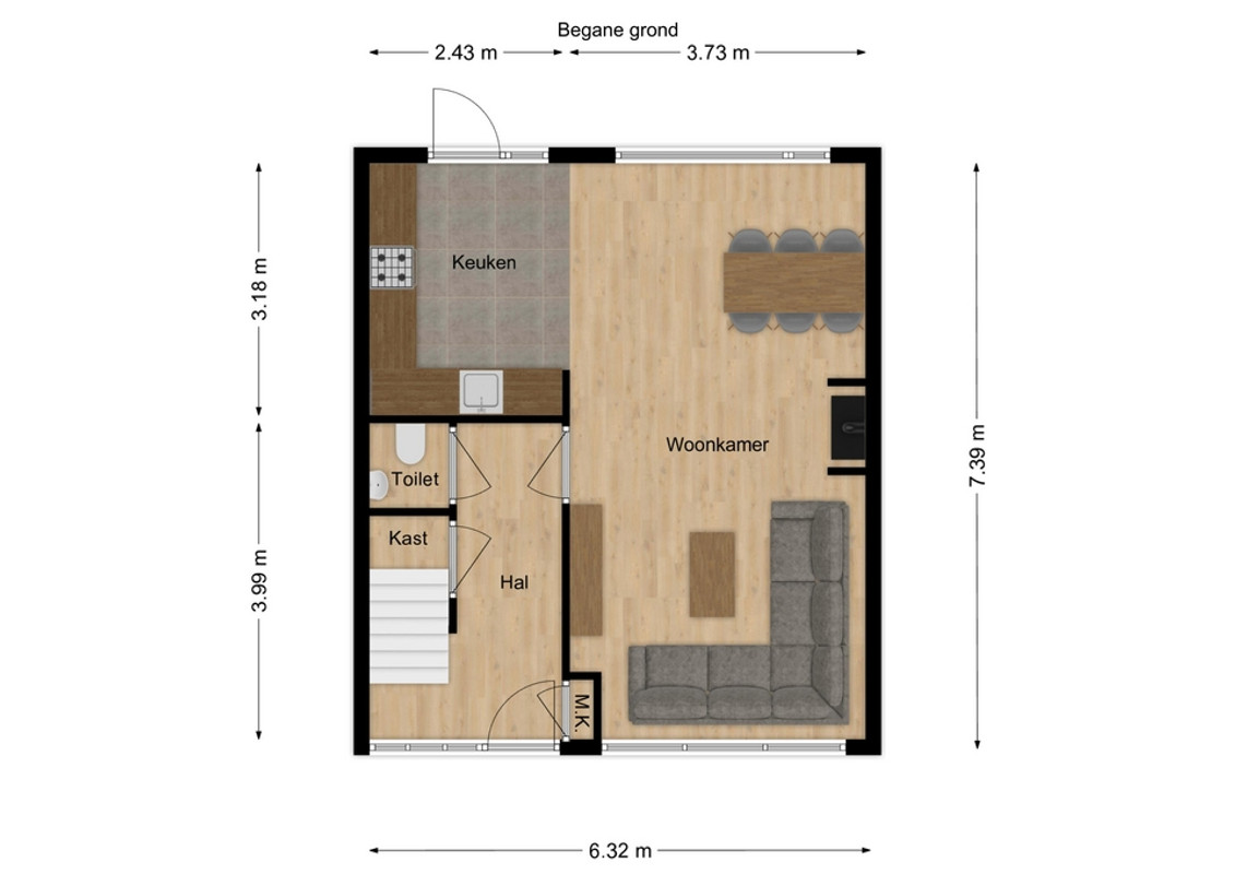 Tussenwoning te koop: Mesdaglaan 29, Sprang-Capelle