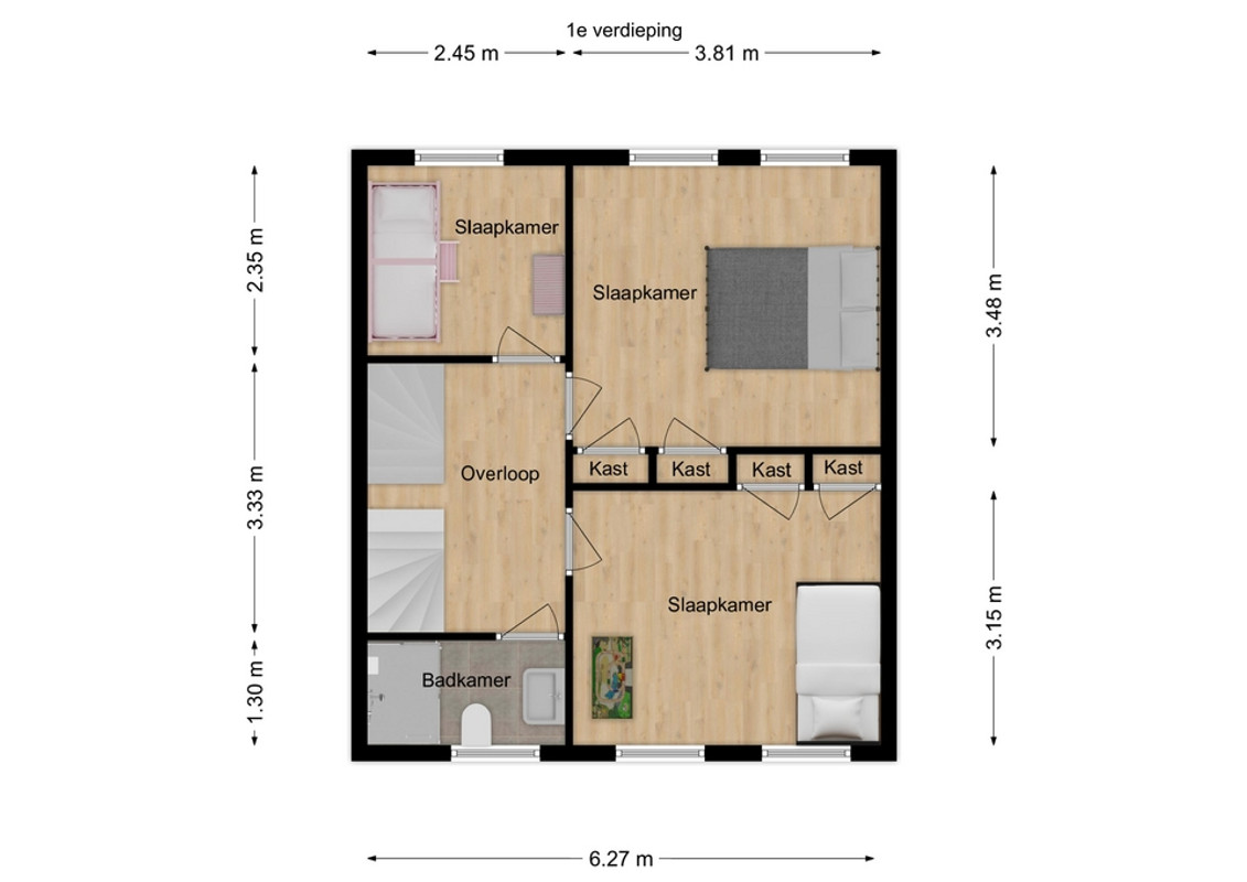 Tussenwoning te koop: Mesdaglaan 29, Sprang-Capelle