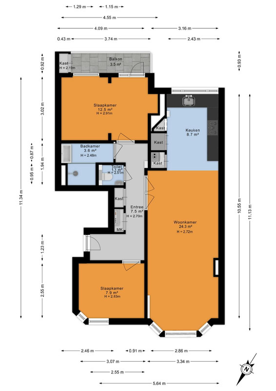 Appartement te koop: Morelstraat 126, 'S-Gravenhage