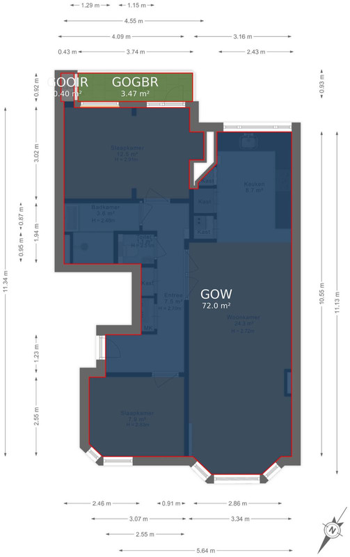 Appartement te koop: Morelstraat 126, 'S-Gravenhage
