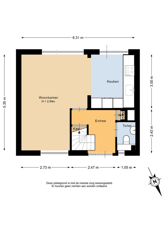 Tussenwoning te koop: Sint Maartensweg 14, Sint Maartensvlotbrug