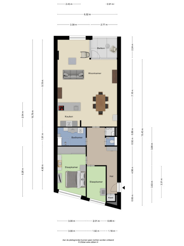 Appartement te koop: Marktstraat 40, Scherpenzeel
