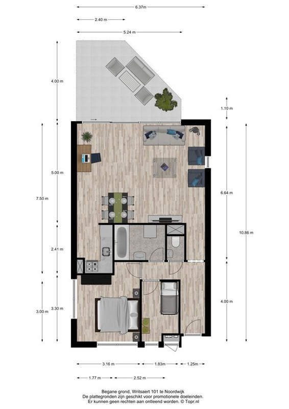 Appartement te koop: Writsaert 101, Noordwijk