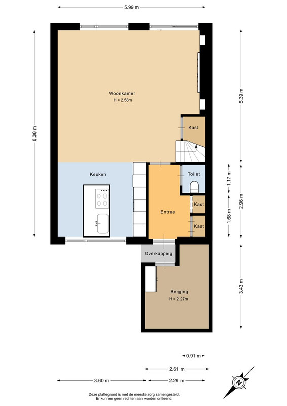 Tussenwoning te koop: Jolstraat 130, Den Helder