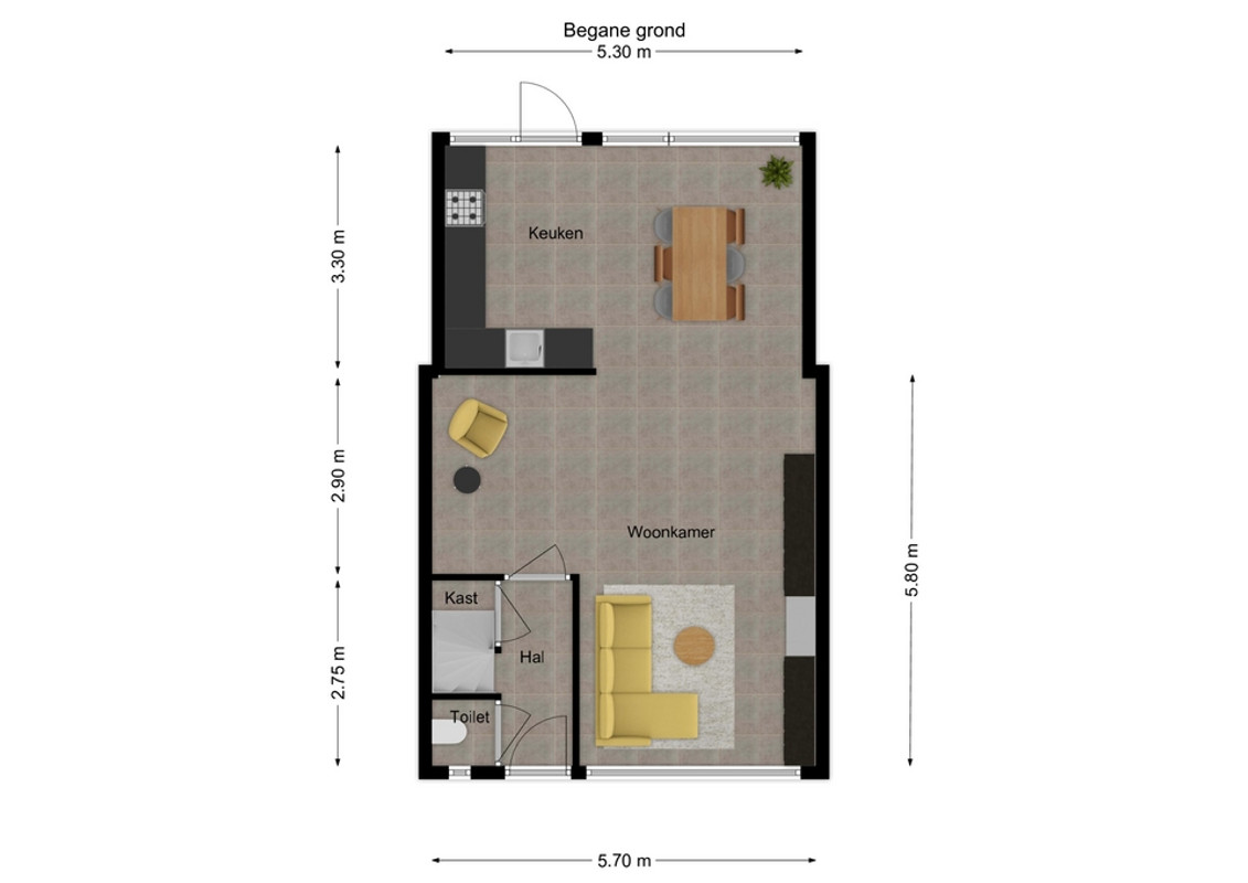 Tussenwoning te koop: Valeriaanstraat 31, Waalwijk