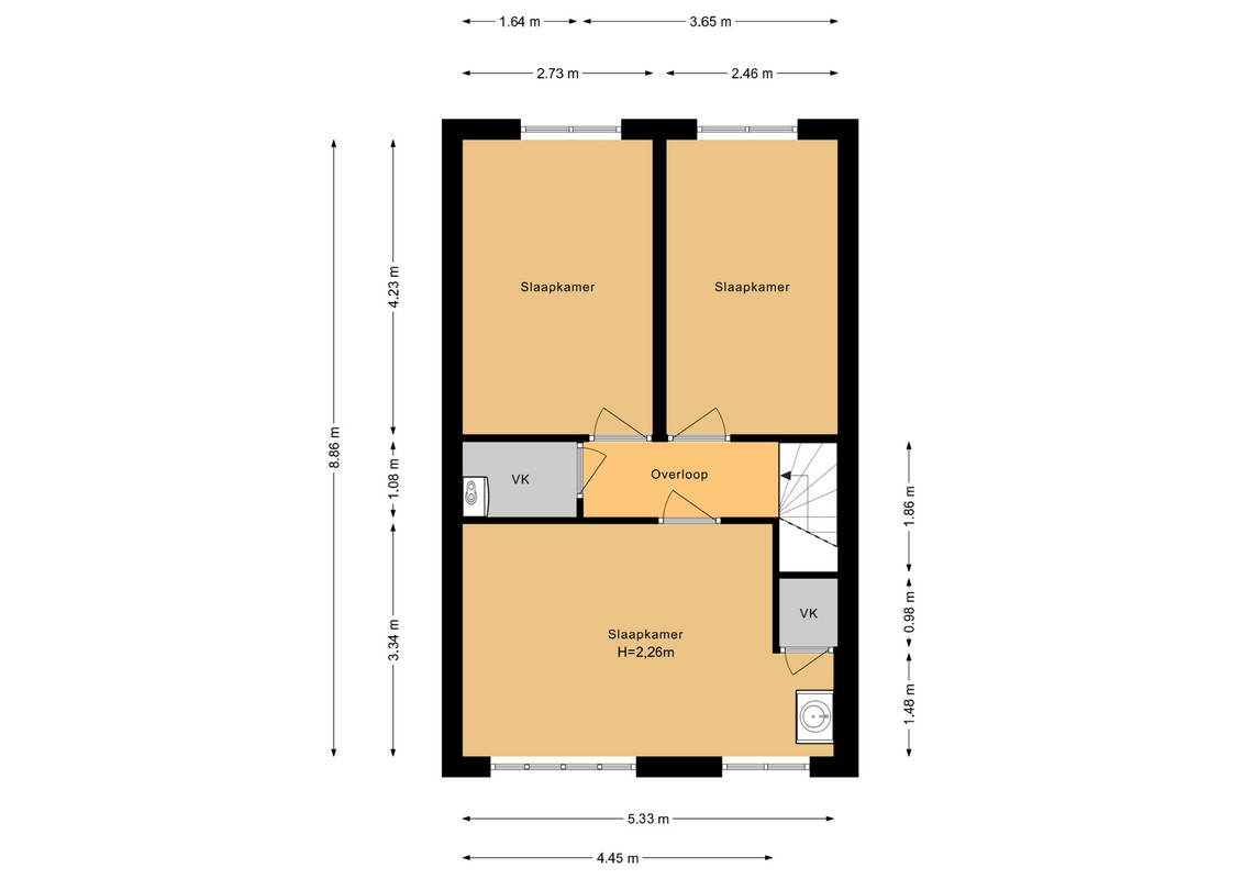 Tussenwoning te koop: Spoorgracht 15, Den Helder