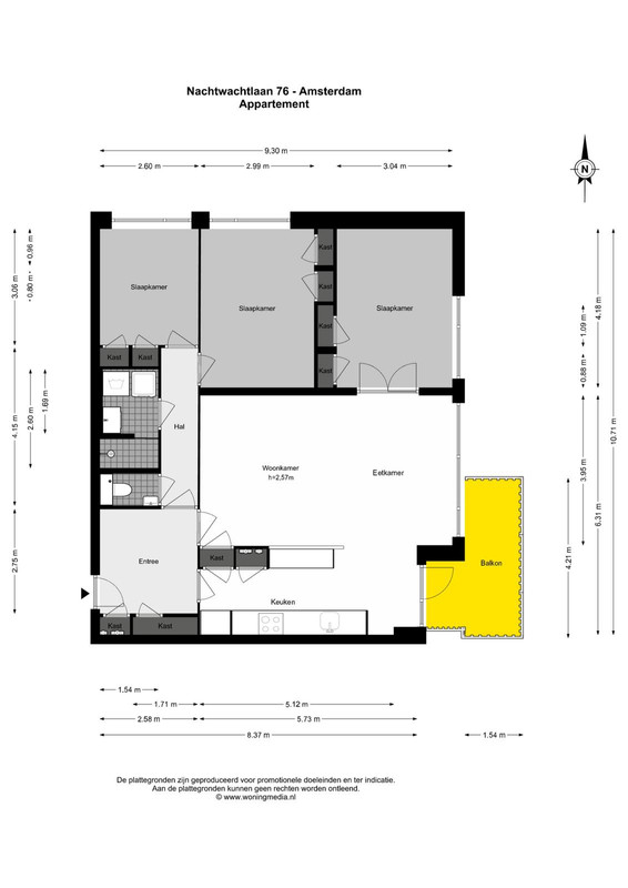 Appartement te koop: Nachtwachtlaan 76, Amsterdam