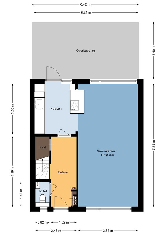 Tussenwoning te koop: Kanariestraat 45, Mill