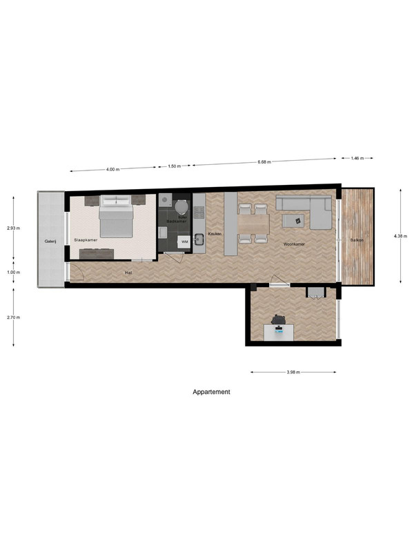 Appartement te koop: Dokter van Kleefstraat 28C, Maastricht