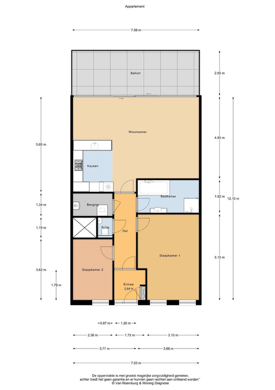 Appartement te huur: Sleutelbloem 4, Zwaag