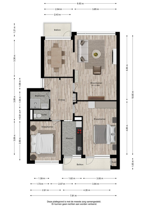 Appartement te koop: Stadswal 32B, Huissen
