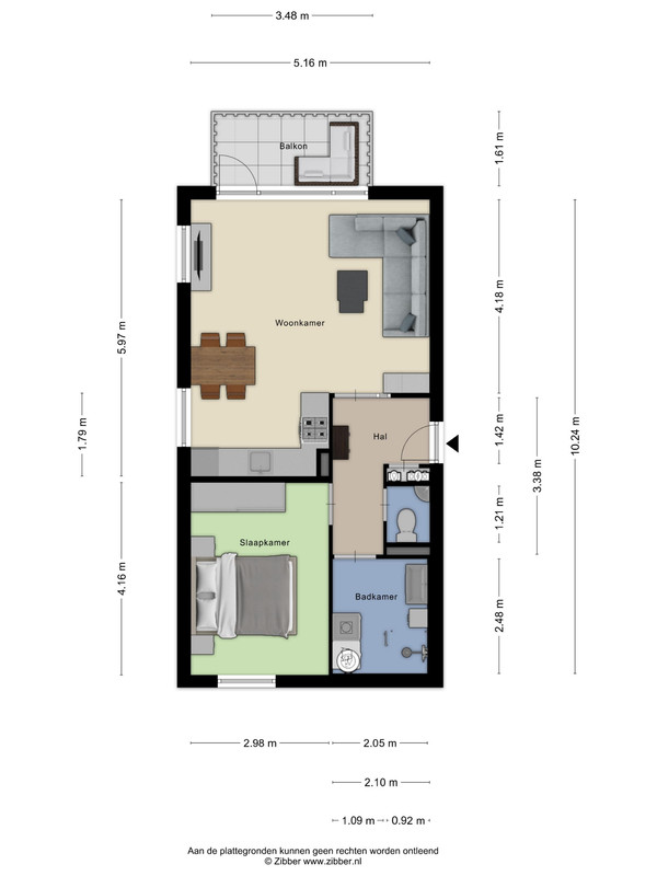 Appartement te koop: Trekvalk 46, Veenendaal