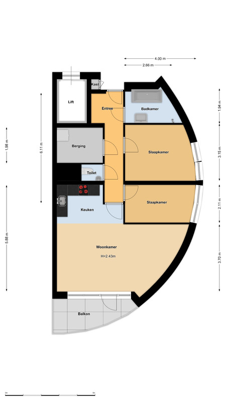 Appartement te koop: Canadese Gans 59, Uithoorn