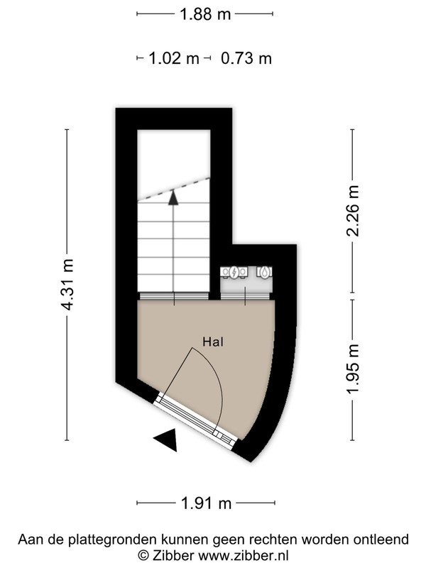 Appartement te koop: Gedempte Turfhaven 74A, Hoorn