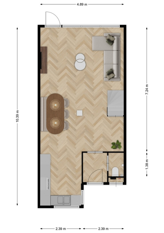 Tussenwoning te koop: de Windhond 9, Hellevoetsluis