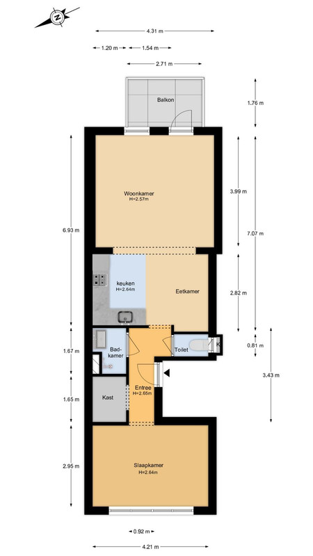 Appartement te koop: Generaal Cronjéstraat 106A, Haarlem