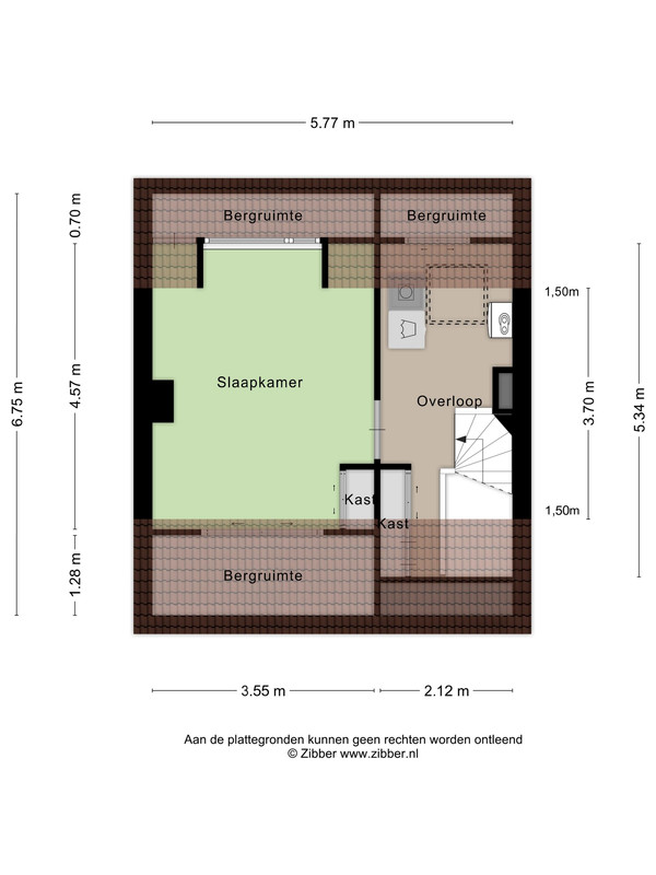 Tussenwoning te koop: Bernhardstraat 17, Zoeterwoude
