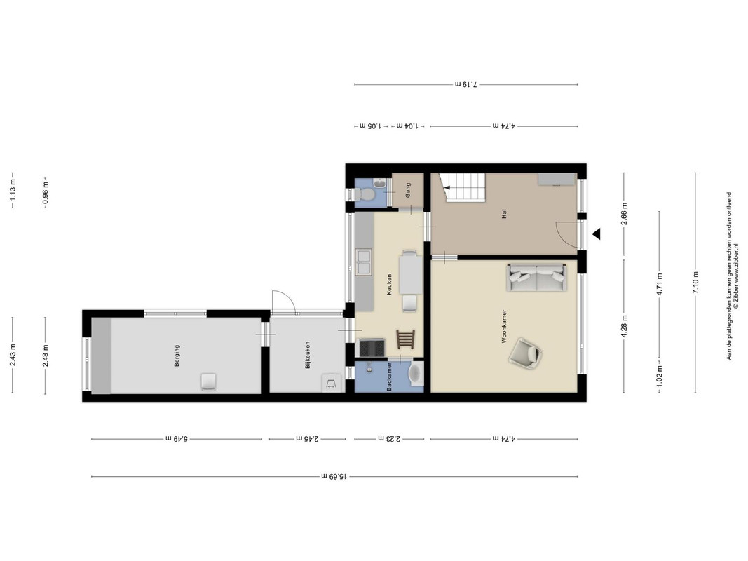 Tussenwoning te koop: Noordweg 37, Sint Philipsland