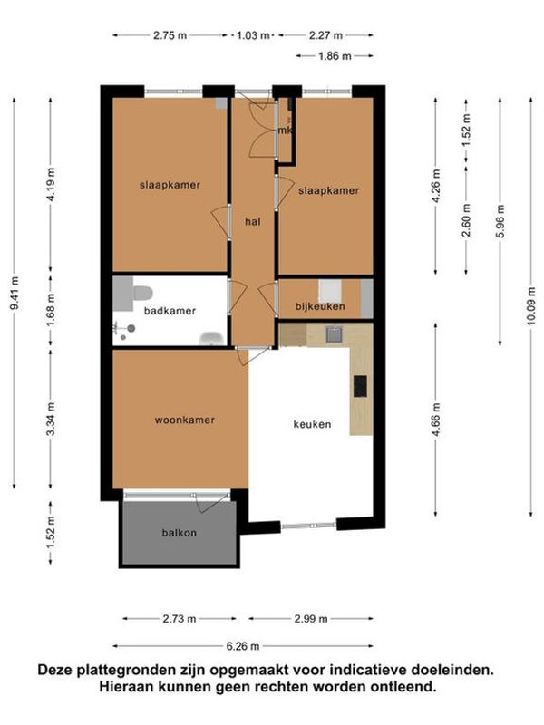 Appartement te huur: Denemarkenstraat 100, Almere