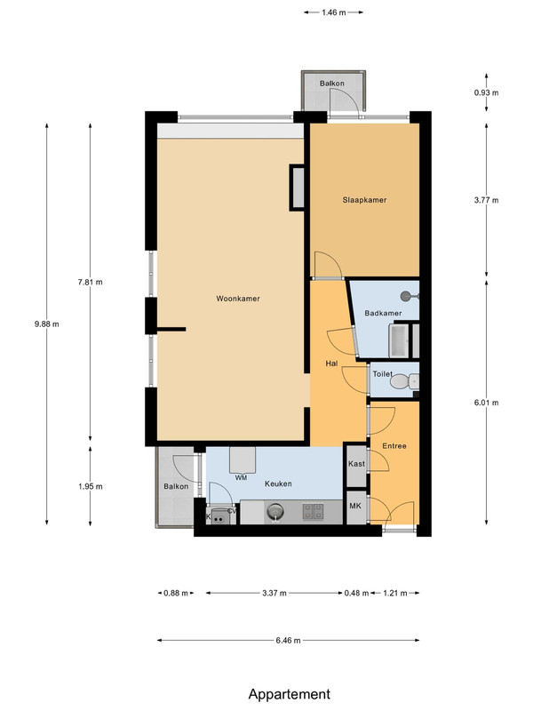 Appartement te koop: Korte Hoogstraat 43D, Vlaardingen