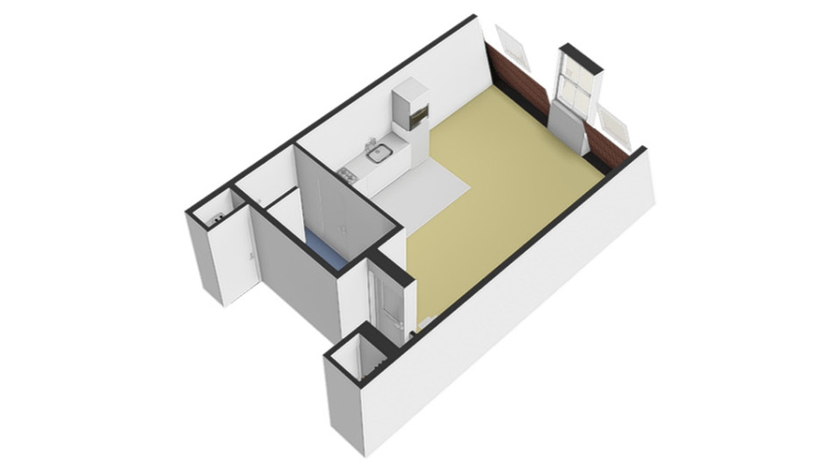 Studio te koop: Tweede Van Der Helststraat 6-4, Amsterdam