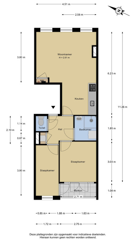 Appartement te koop: West-Varkenoordseweg 129A02, Rotterdam