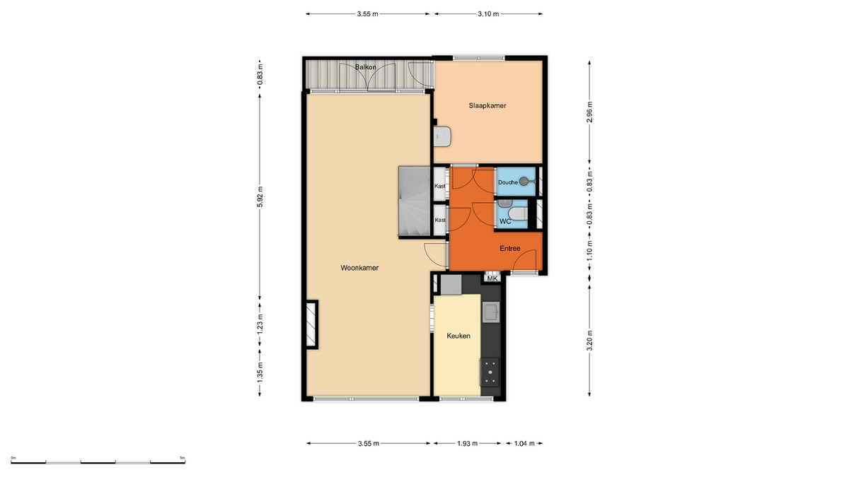 Appartement te koop: Hogenbanweg 74D, Rotterdam