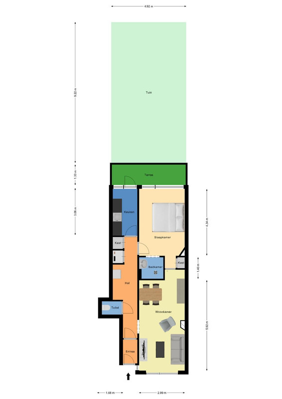 Appartement te koop: wolphaertsbocht 349A, Rotterdam
