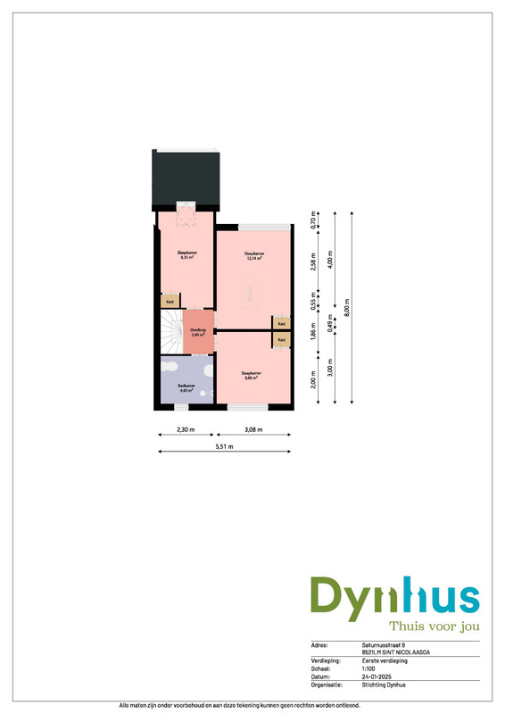 Hoekwoning te koop: Saturnusstraat 9, Sint Nicolaasga